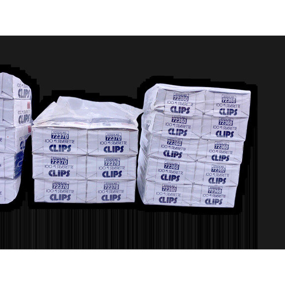 Acco Paper Clips Bulk Lot 26 Boxes HUGE Vintage New 100 Per Box Wholesale Office - Picture 3 of 6